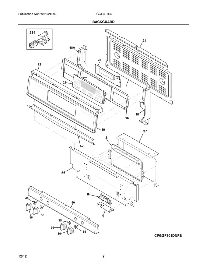 Diagram for FGGF301DNBB