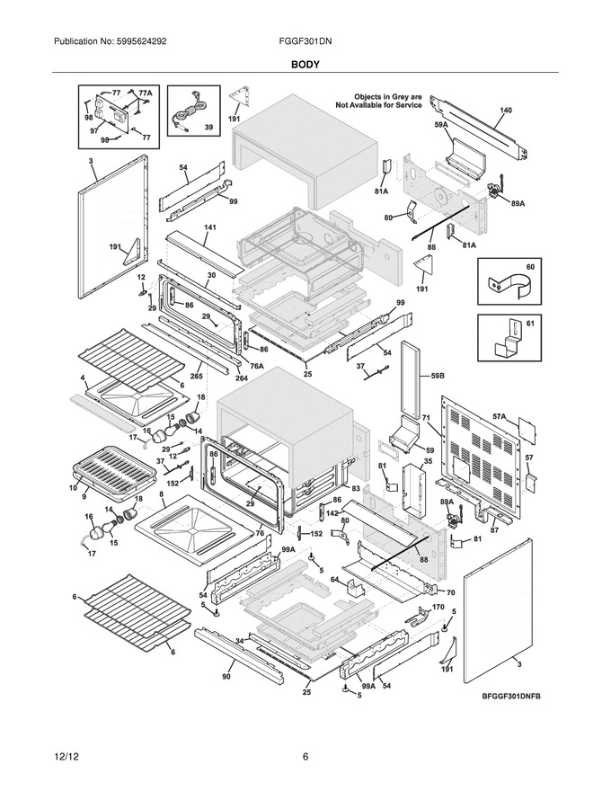 Diagram for FGGF301DNWB