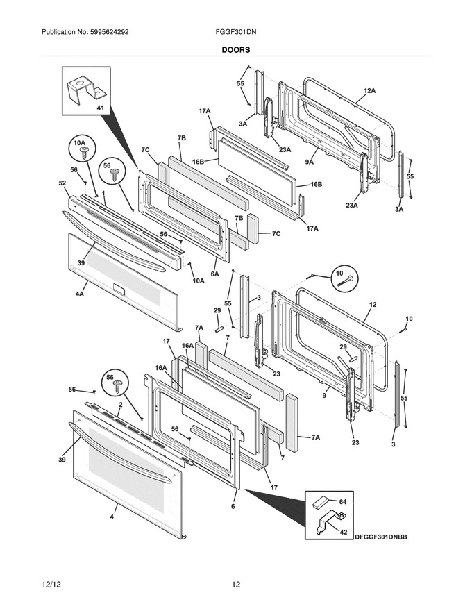 Diagram for FGGF301DNWB