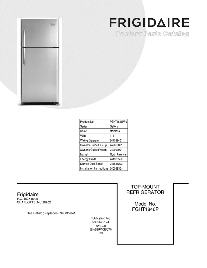 Diagram for FGHT1846PF0