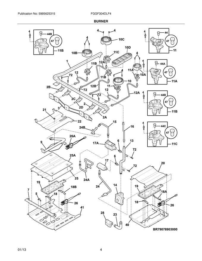 Diagram for FGGF304DLF4