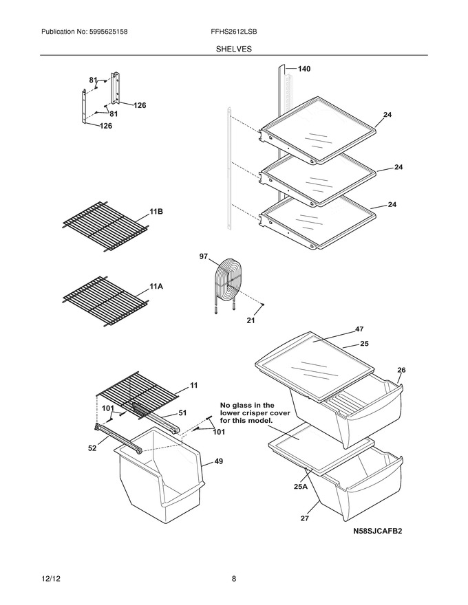 Diagram for FFHS2612LSB