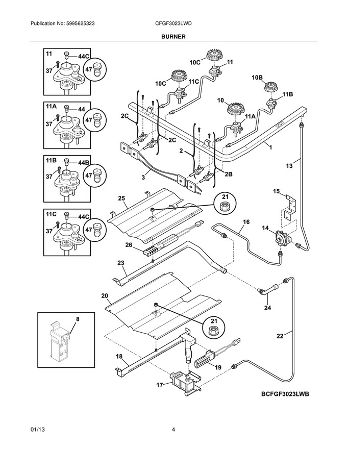 Diagram for CFGF3023LWD