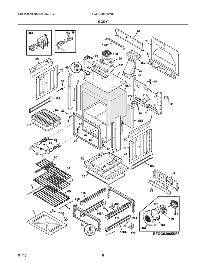 Diagram for FGGS3065KWE