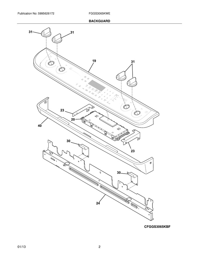 Diagram for FGGS3065KWE