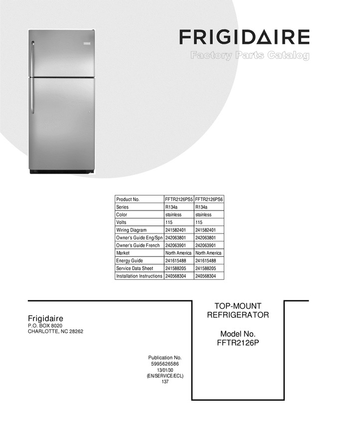 Diagram for FFTR2126PS6