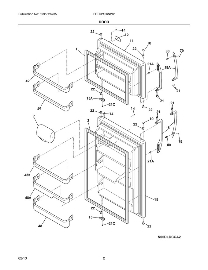 Diagram for FFTR2126NW2