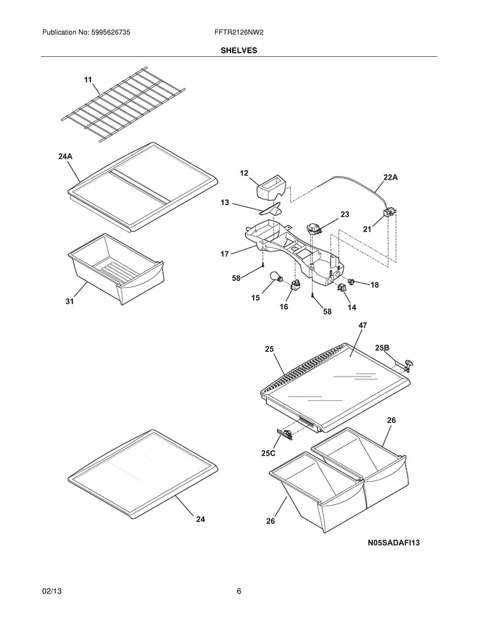 Diagram for FFTR2126NW2