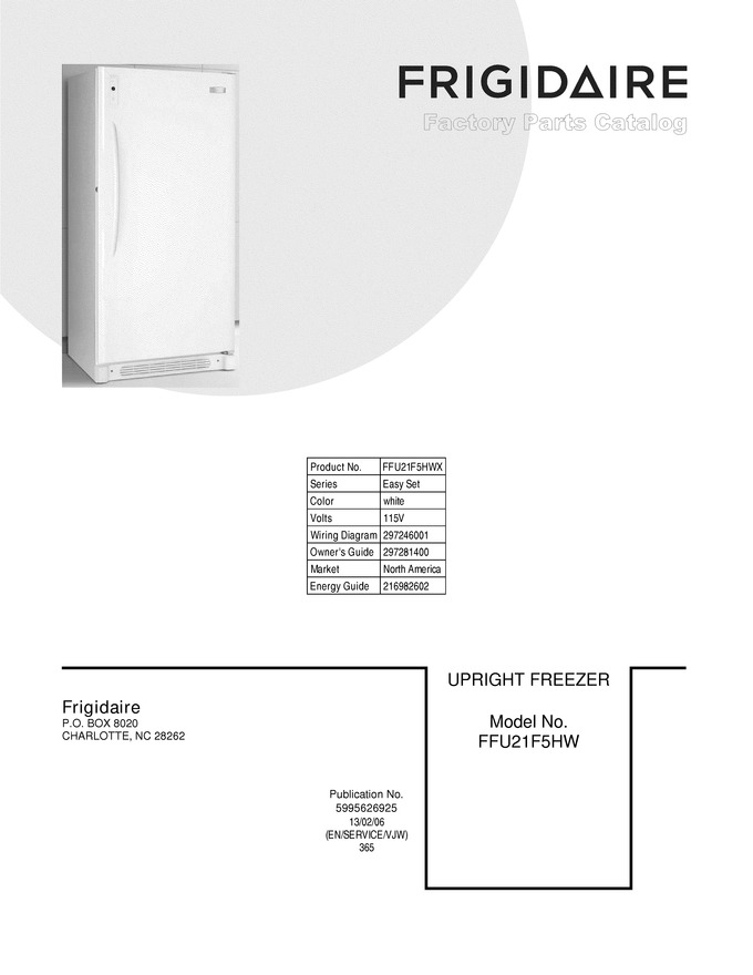 Diagram for FFU21F5HWX