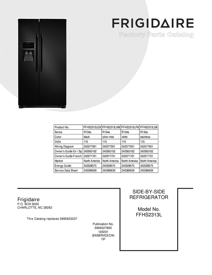 Diagram for FFHS2313LM8