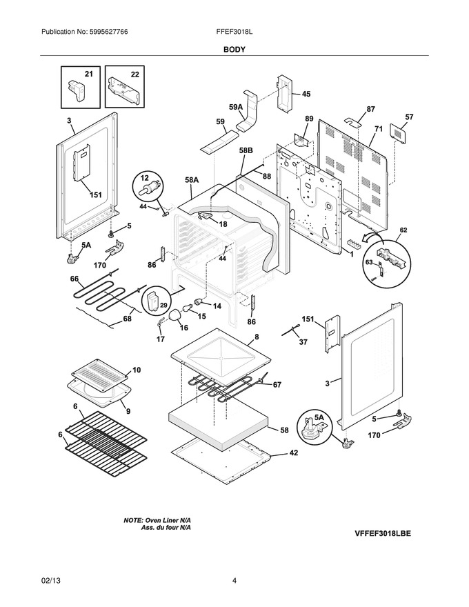 Diagram for FFEF3018LQG