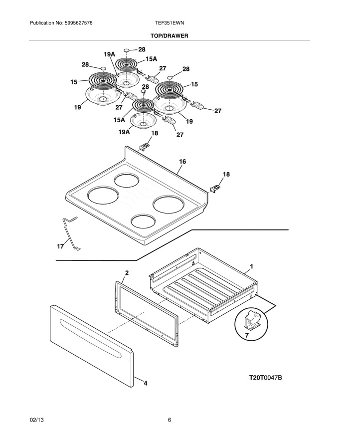 Diagram for TEF351EWN