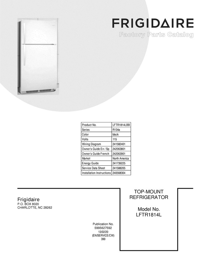 Diagram for LFTR1814LBB