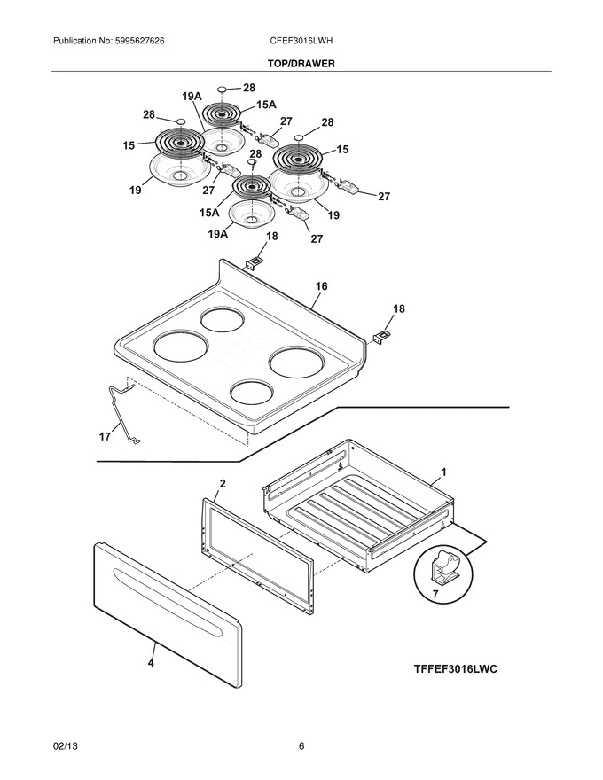 Diagram for CFEF3016LWH