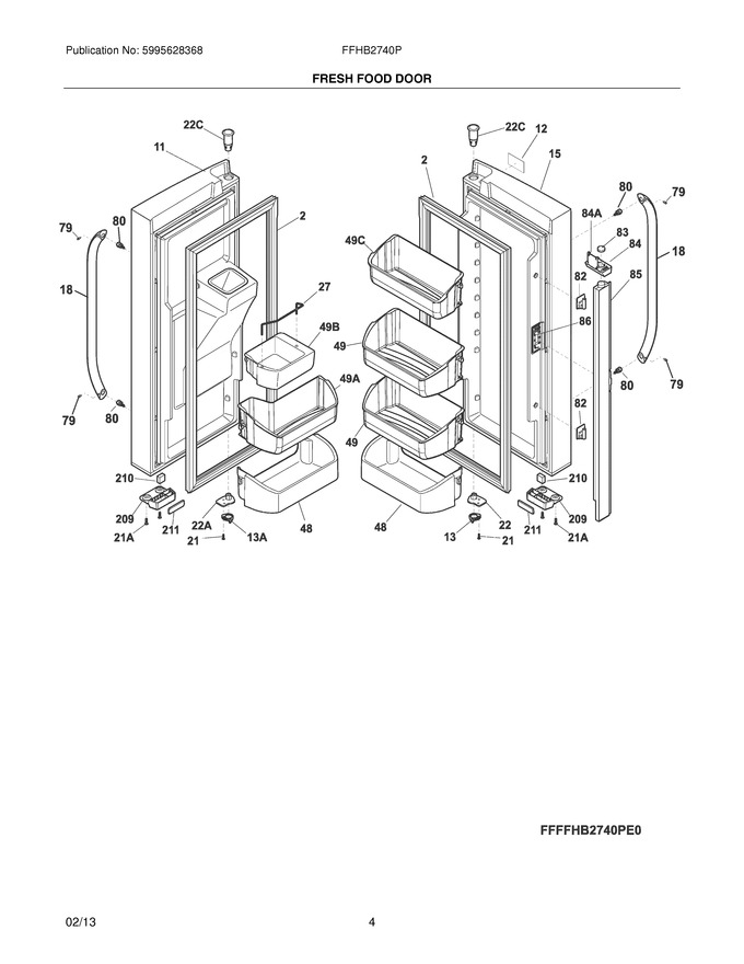 Diagram for FFHB2740PE0