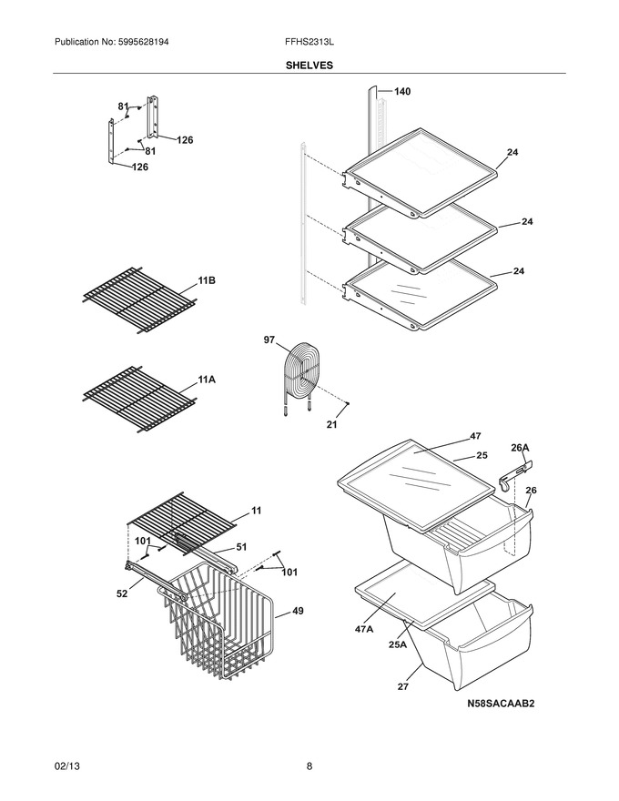 Diagram for FFHS2313LS9