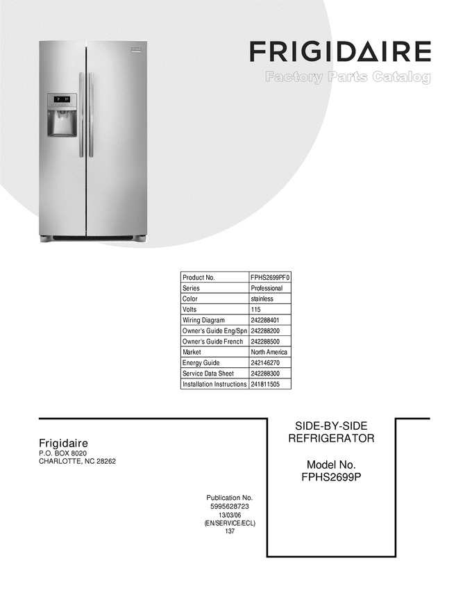 Diagram for FPHS2699PF0