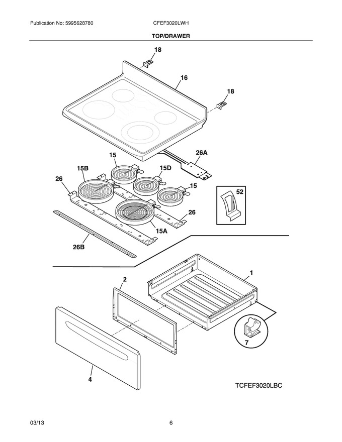 Diagram for CFEF3020LWH