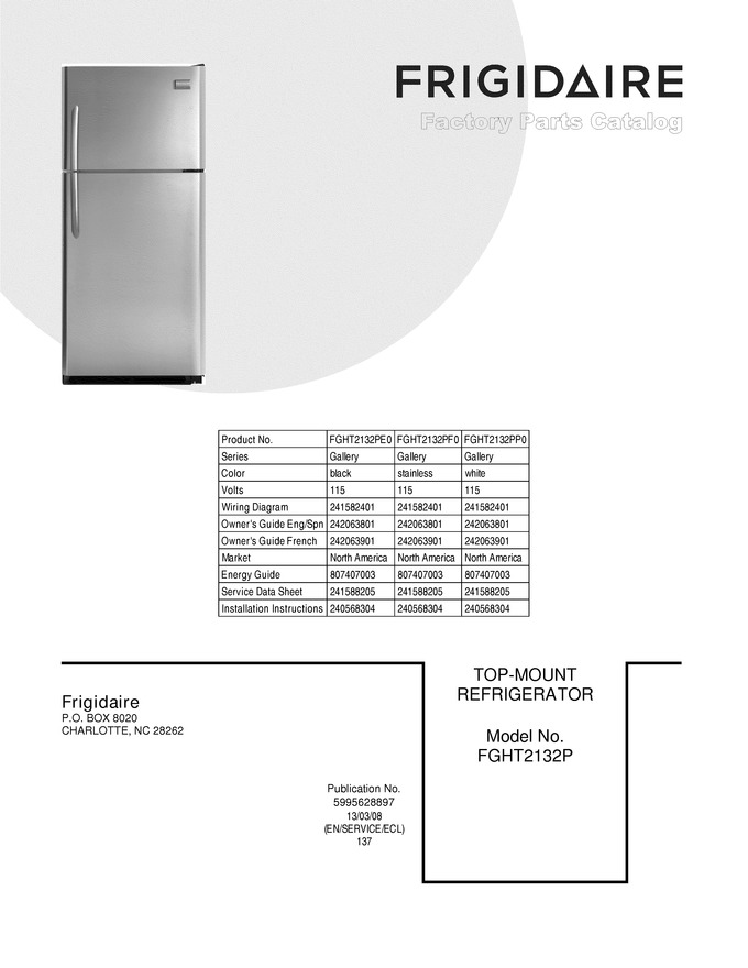 Diagram for FGHT2132PF0