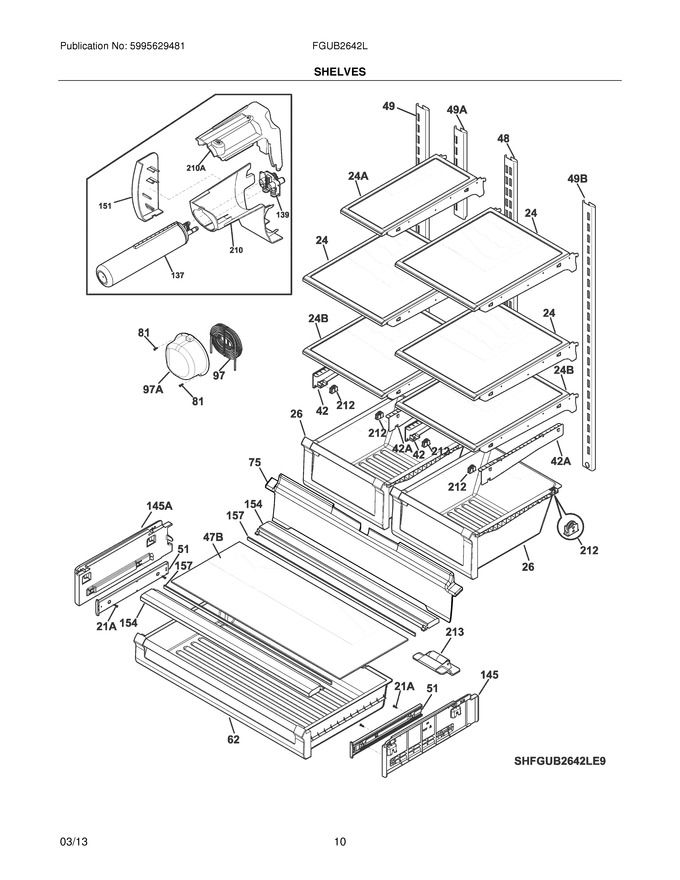 Diagram for FGUB2642LE9