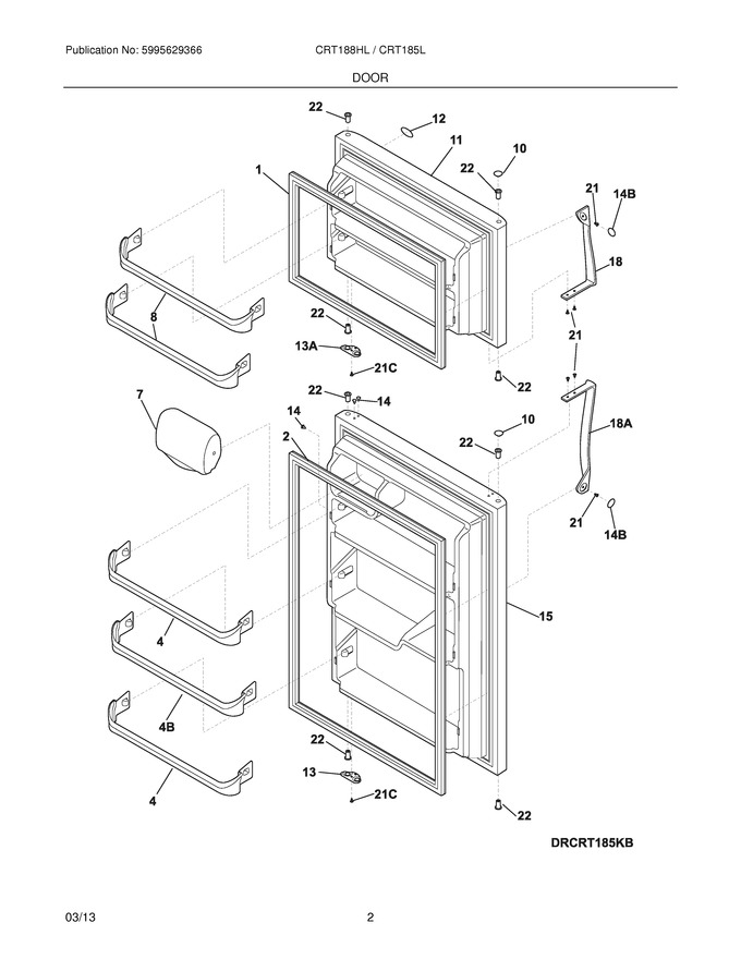 Diagram for CRT185LW9