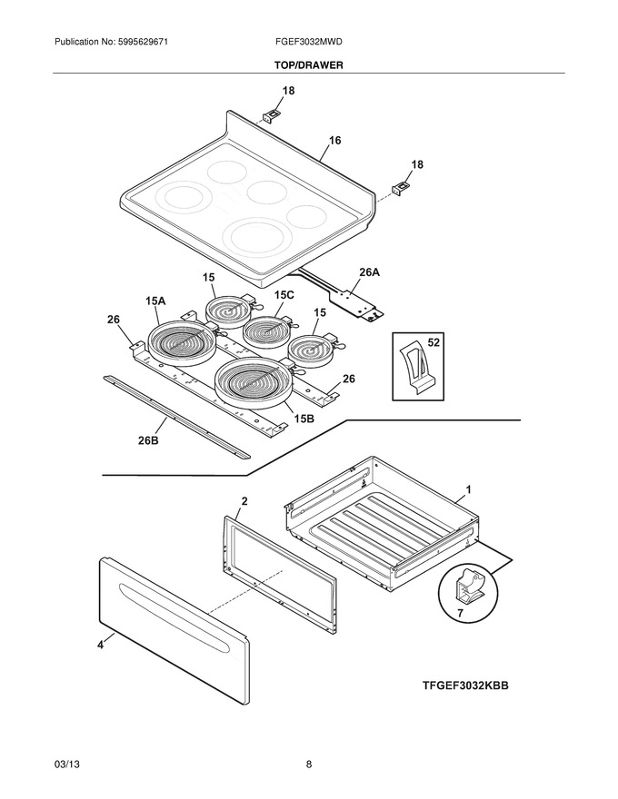 Diagram for FGEF3032MWD