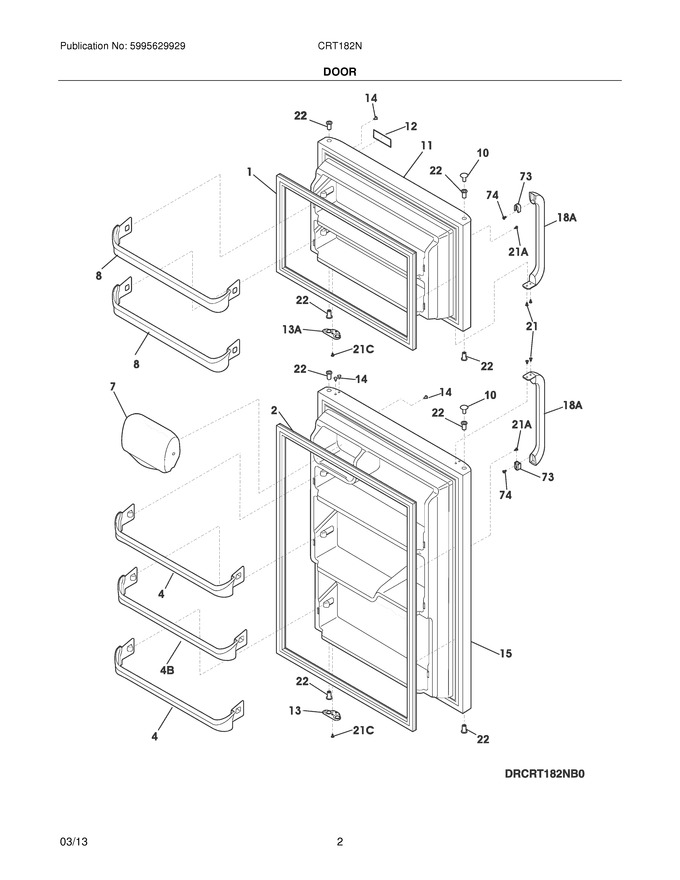 Diagram for CRT182NW5