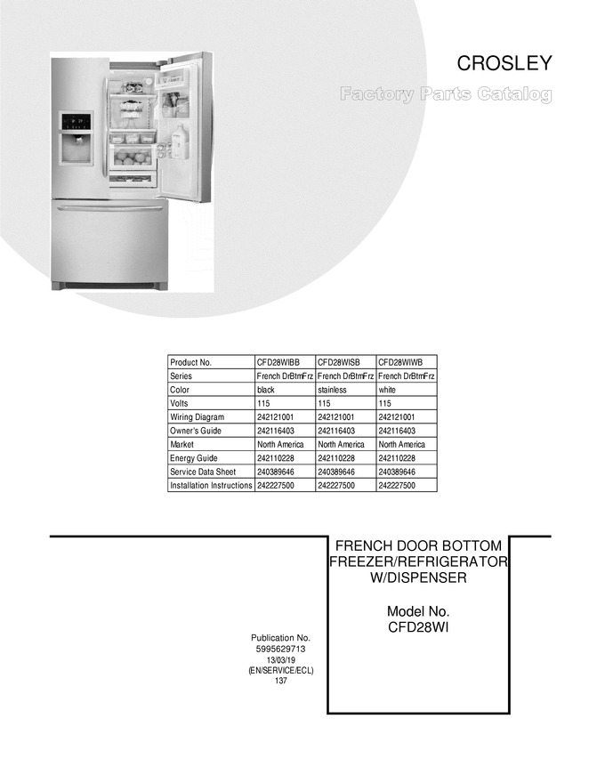 Diagram for CFD28WIWB