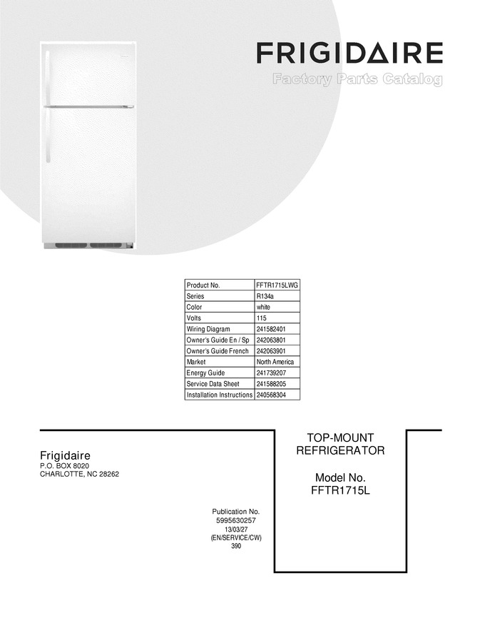 Diagram for FFTR1715LWG