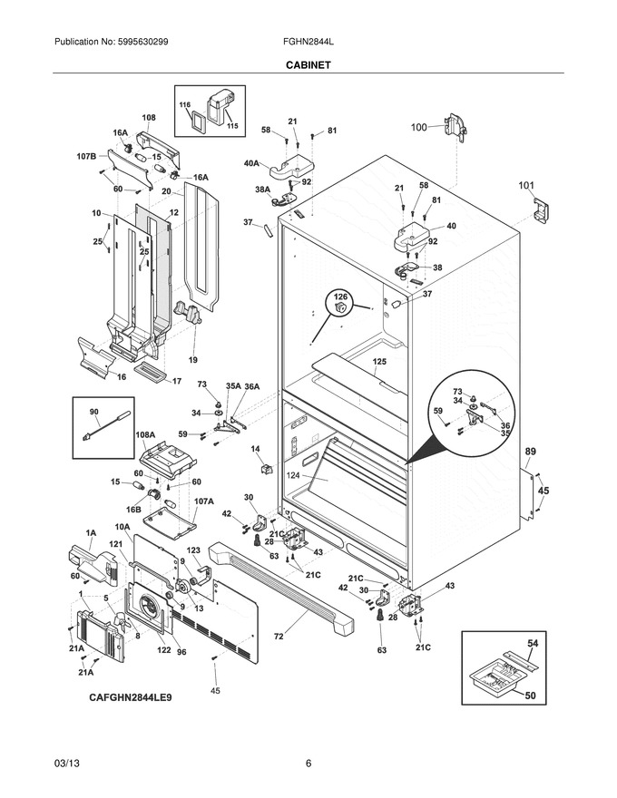 Diagram for FGHN2844LEA