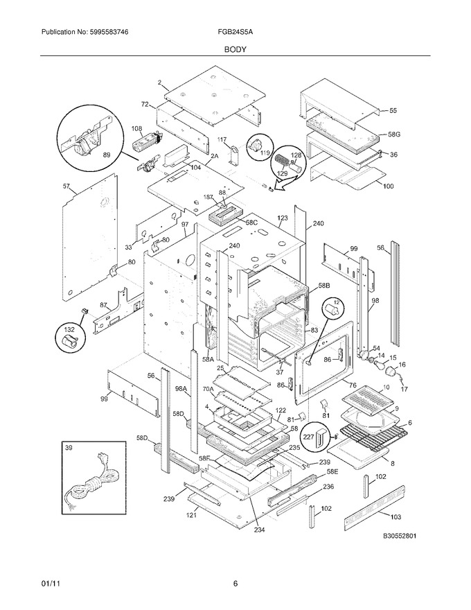 Diagram for FEGB24S5ASE