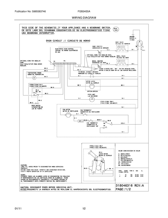 Diagram for FEGB24S5ASE