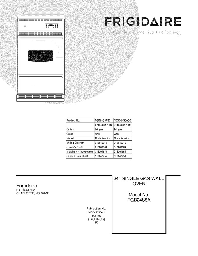 Diagram for FGB24S5ASE