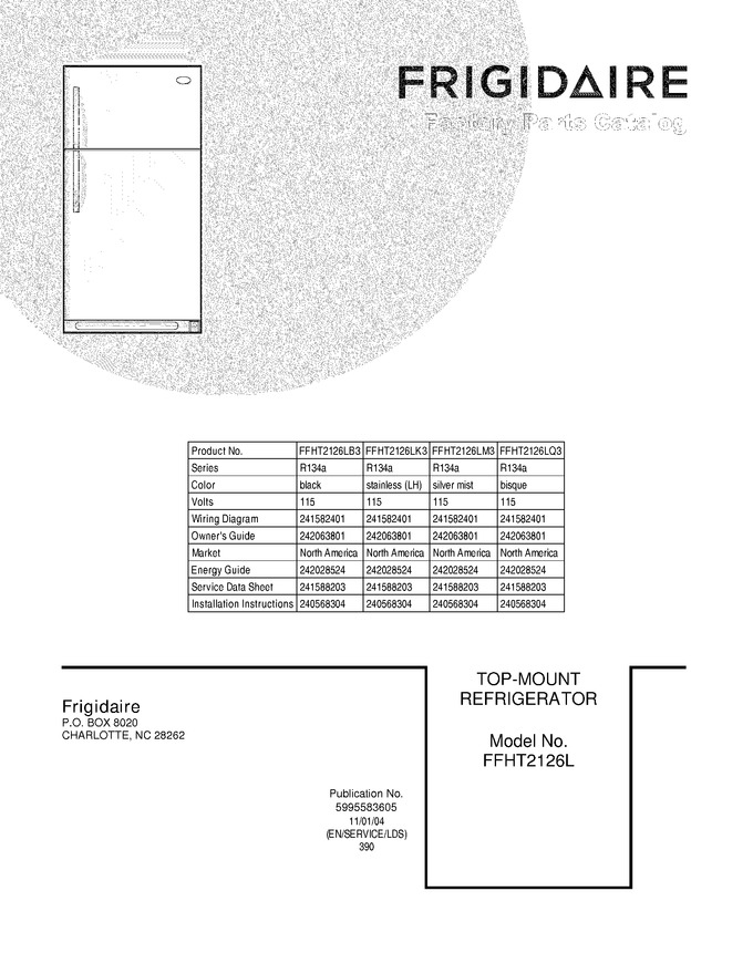 Diagram for FFHT2126LQ3