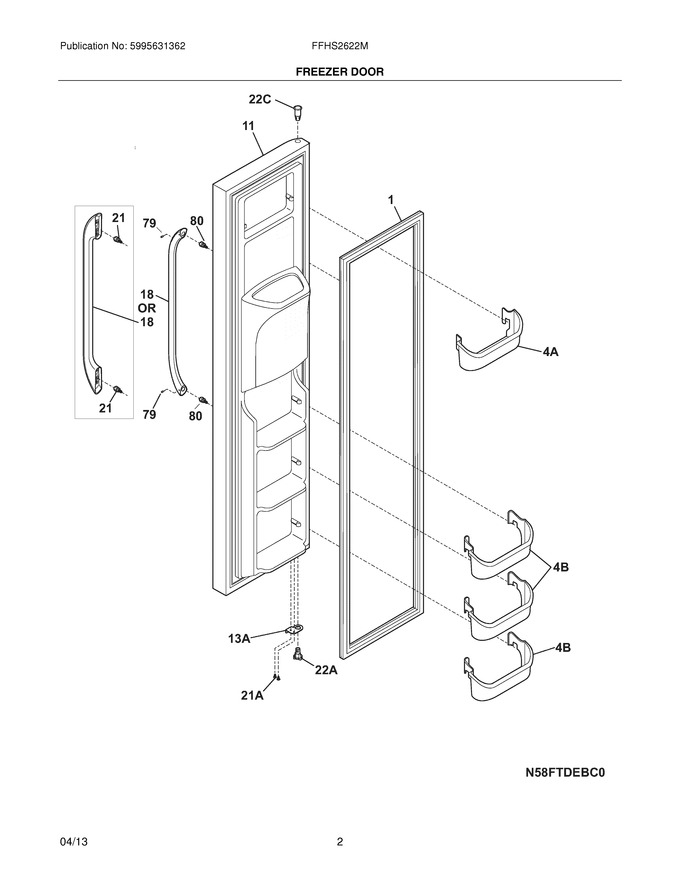 Diagram for FFHS2622MSB