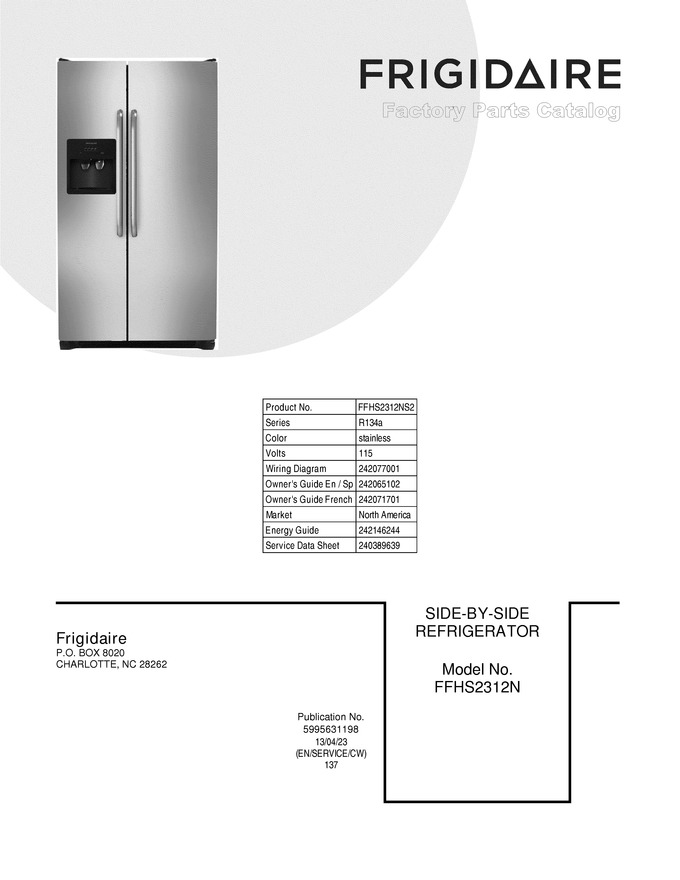 Diagram for FFHS2312NS2