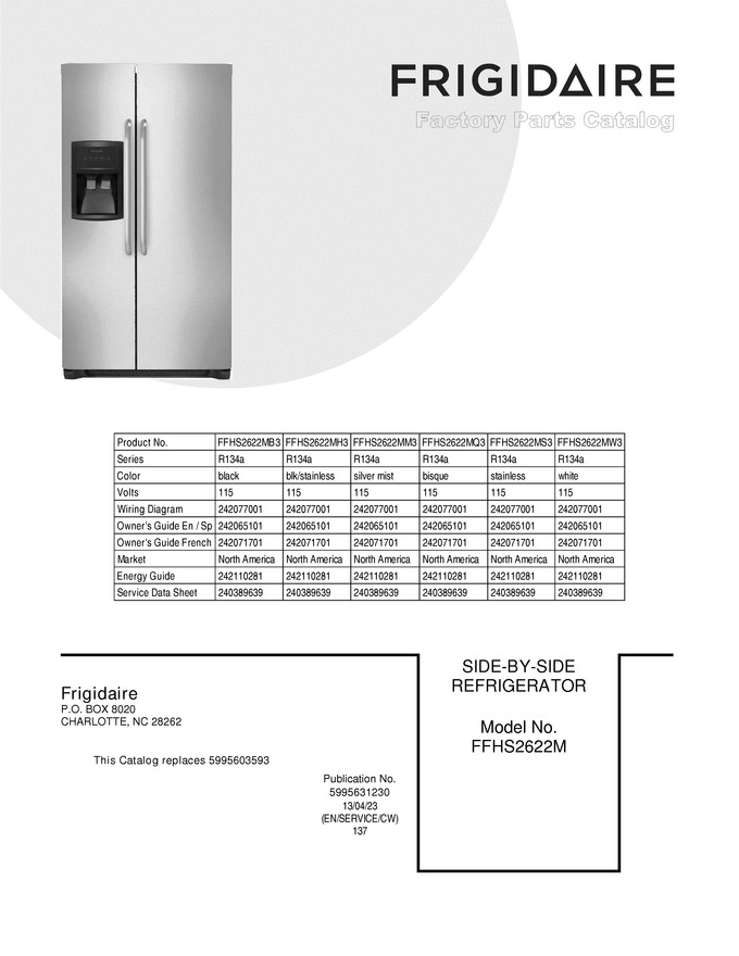 Diagram for FFHS2622MW3