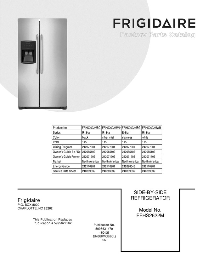 Diagram for FFHS2622MWB