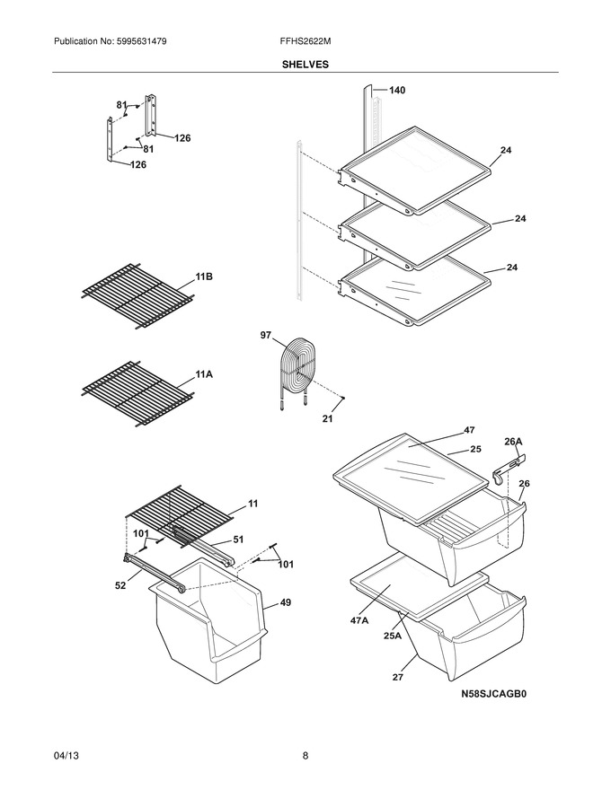 Diagram for FFHS2622MWB