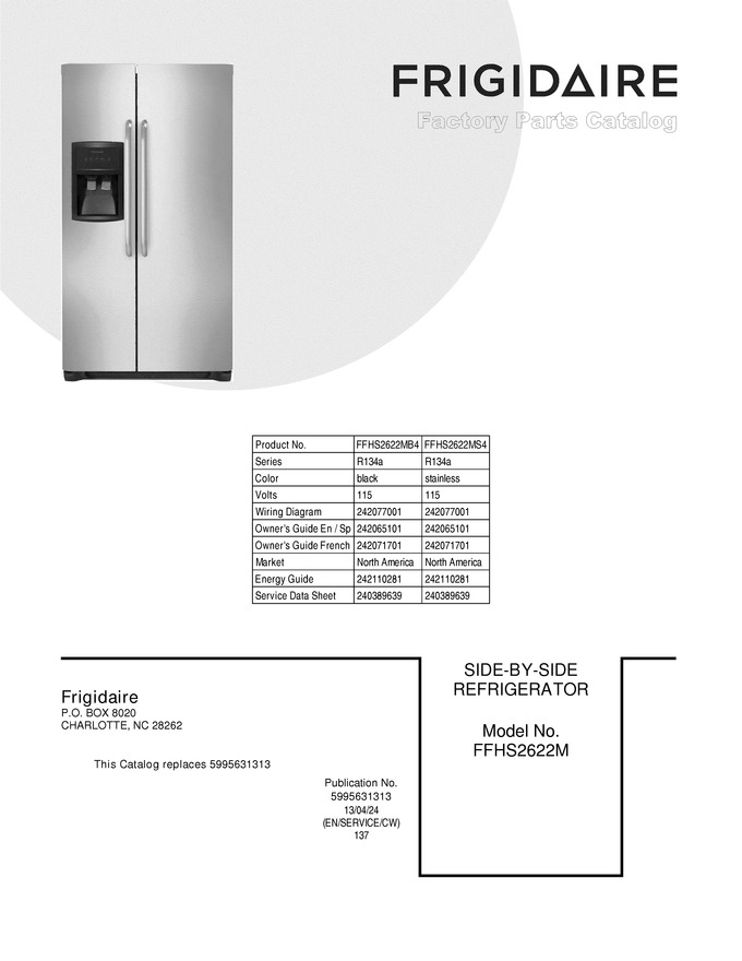 Diagram for FFHS2622MS4