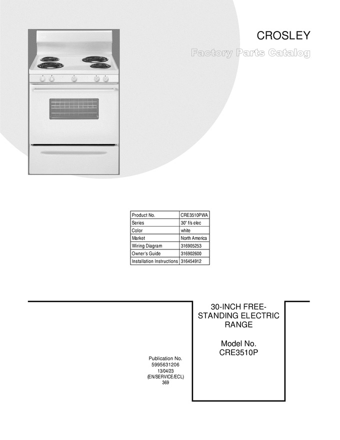 Diagram for CRE3510PWA