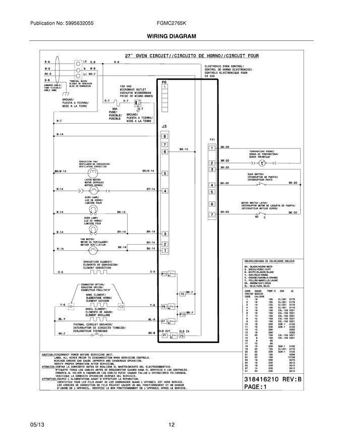 Diagram for FGMC2765KWB