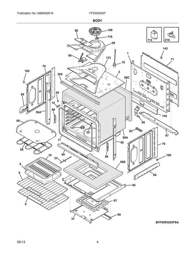 Diagram for FFEW3025PWA