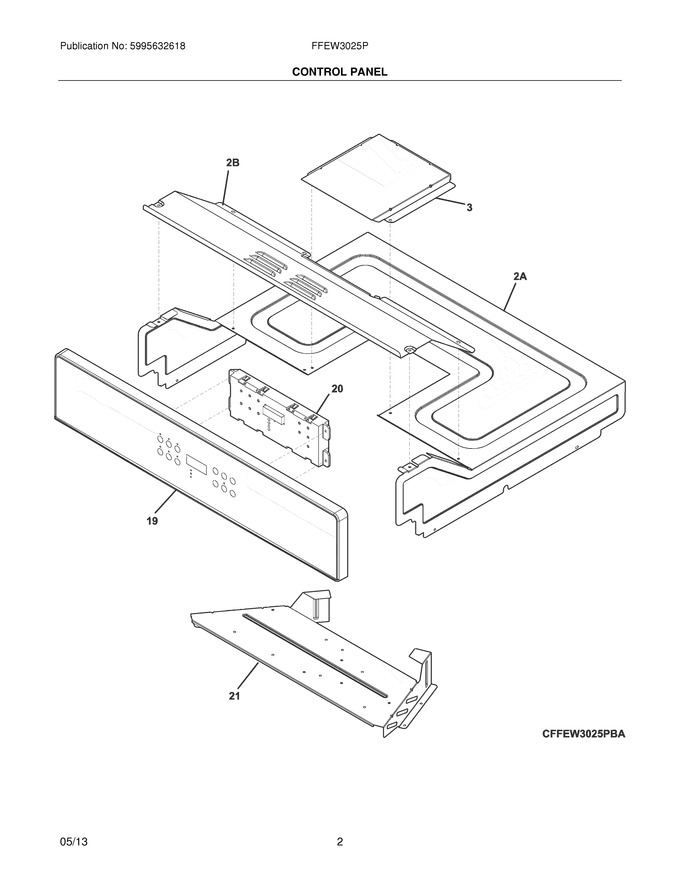 Diagram for FFEW3025PWA