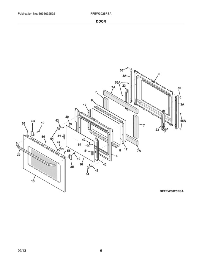 Diagram for FFEW3025PSA