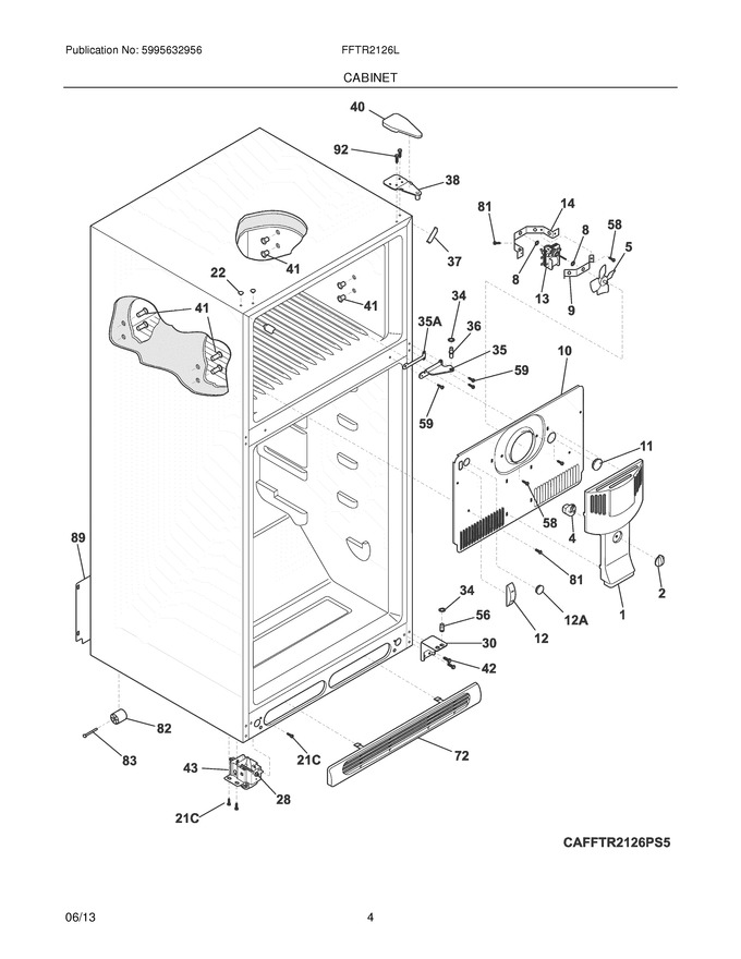 Diagram for FFTR2126LBE