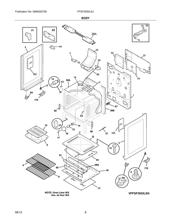 Diagram for FFGF3053LSJ