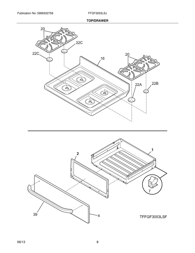 Diagram for FFGF3053LSJ