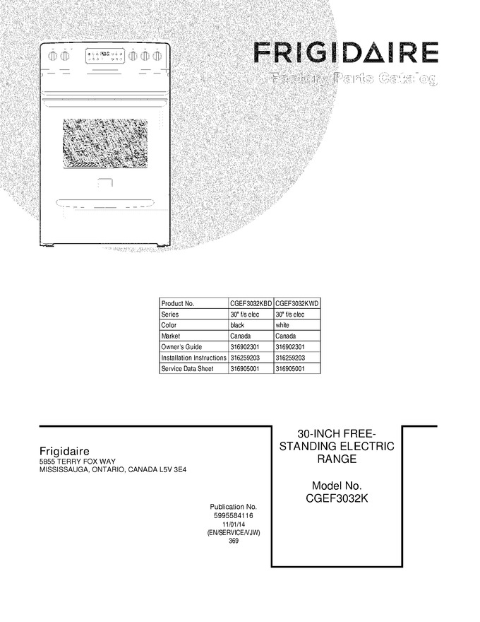 Diagram for CGEF3032KWD