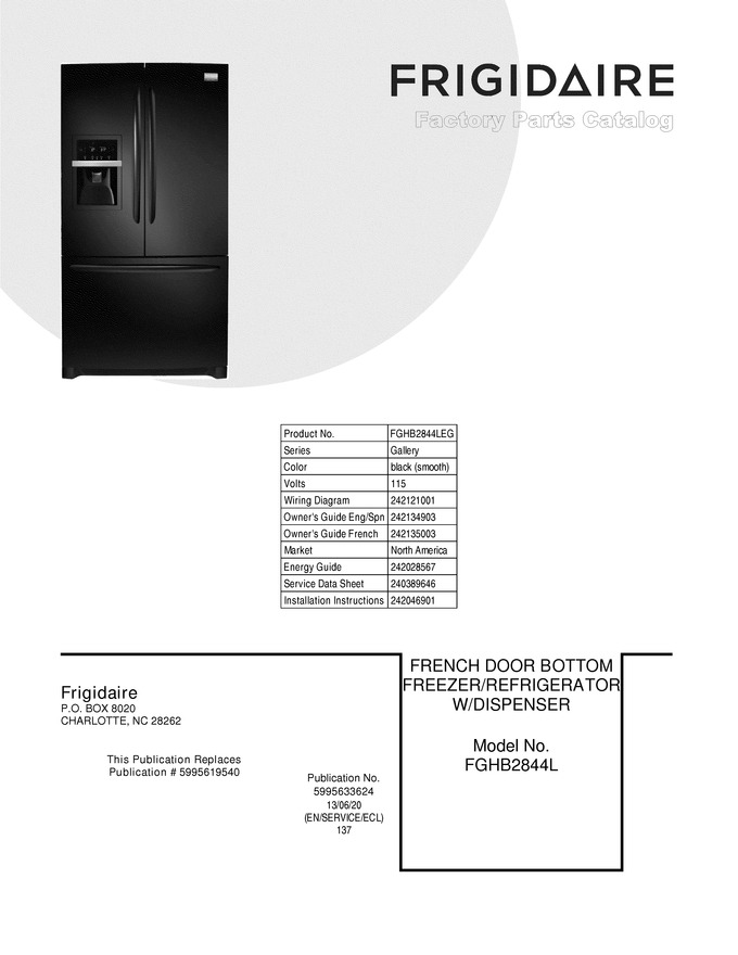 Diagram for FGHB2844LEG